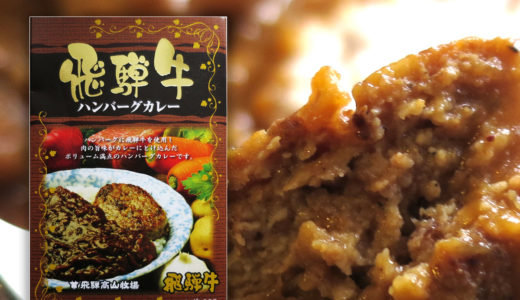 飛騨牛ハンバーグカレー 【おくら】をちょい足し　厳しく評価